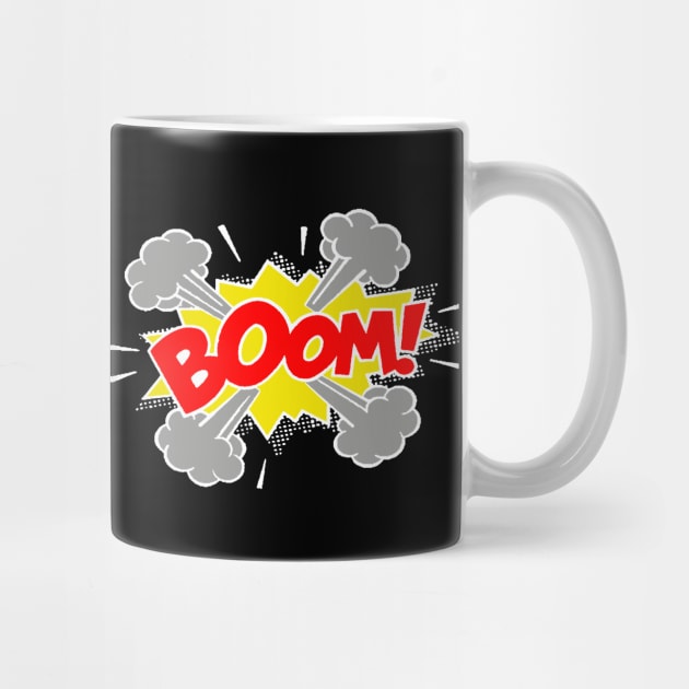 Modern BOOM Onomatopoeia Design by ArtMofid